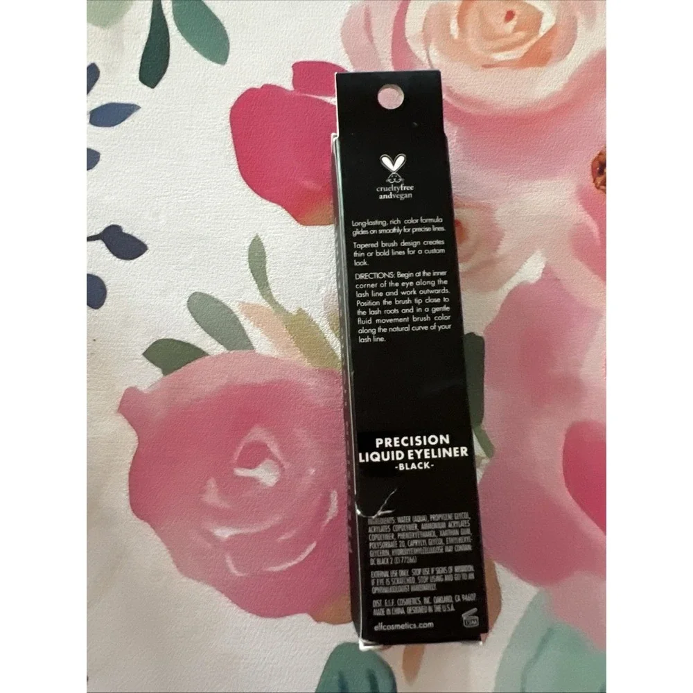 e.l.f. Precision Liquid Eyeliner Black Long Lasting 1PK